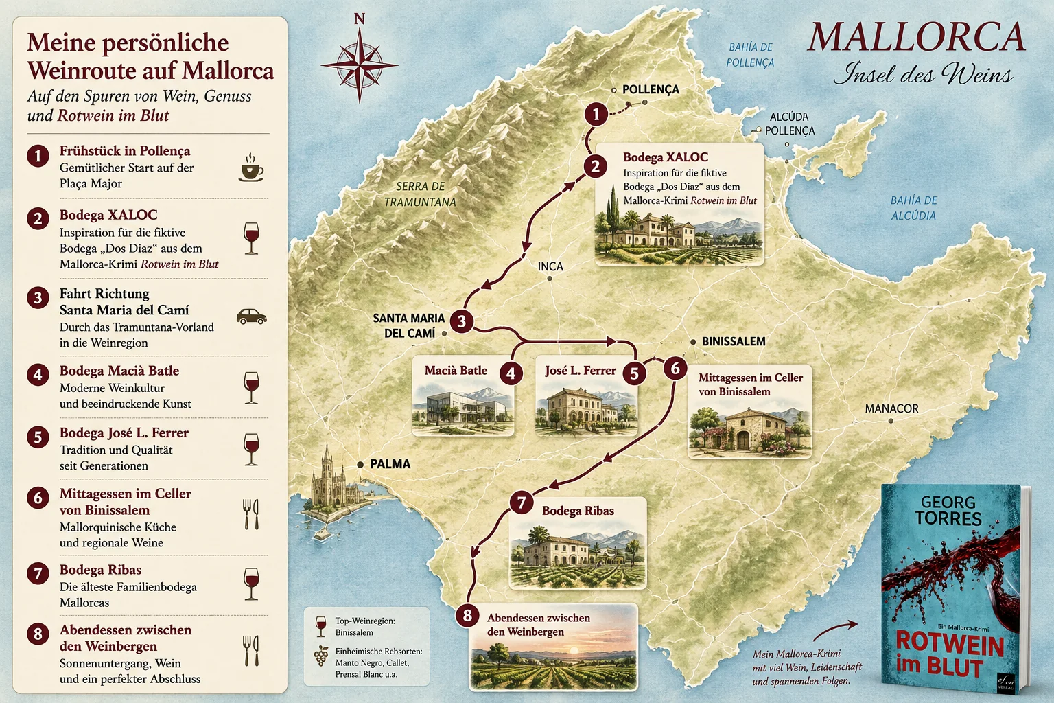 Meine persönliche Weinroute auf Mallorca